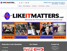 Tablet Screenshot of likeitmatters.net